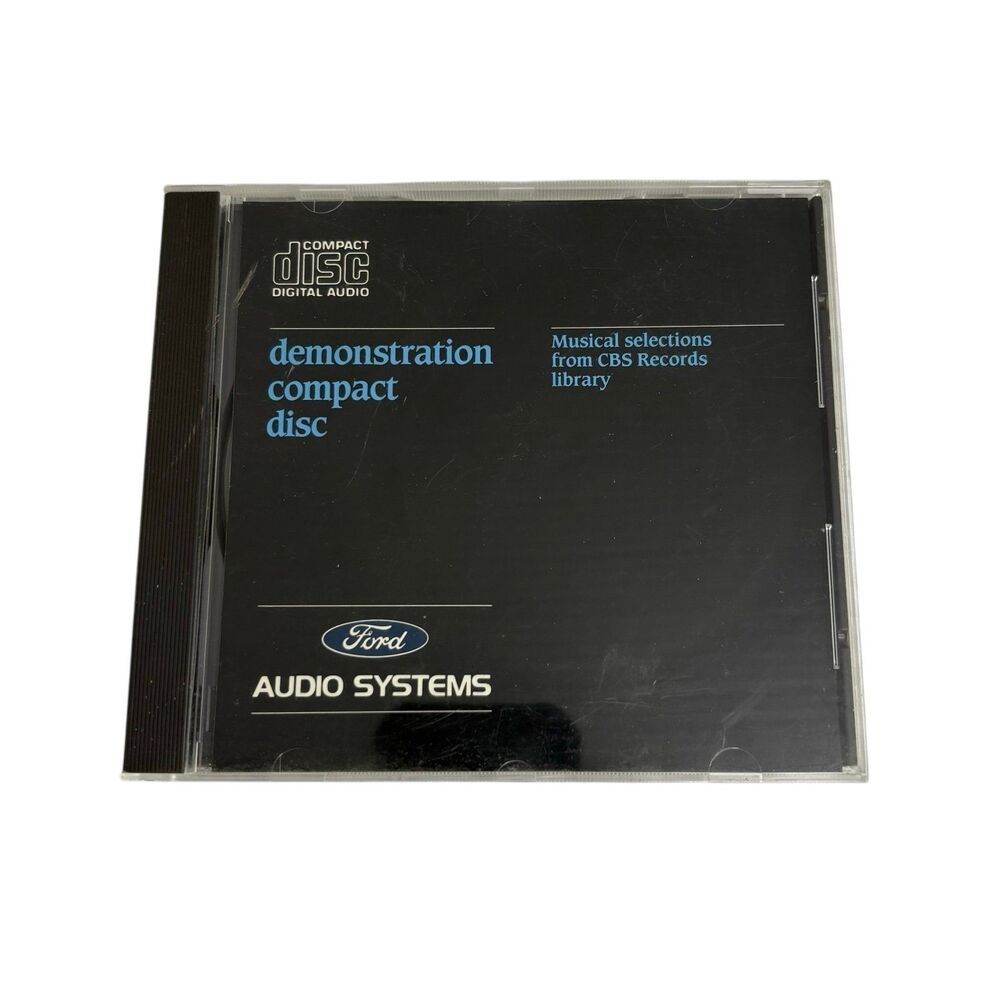 Ford Audio Systems: Demonstration Compact Disc PROMO MUSIC AUDIO high quality!